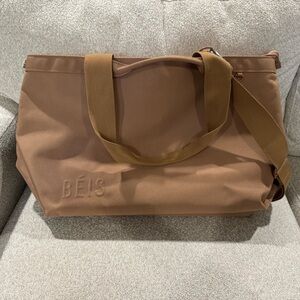 BÉIS Travel Tote in Camel